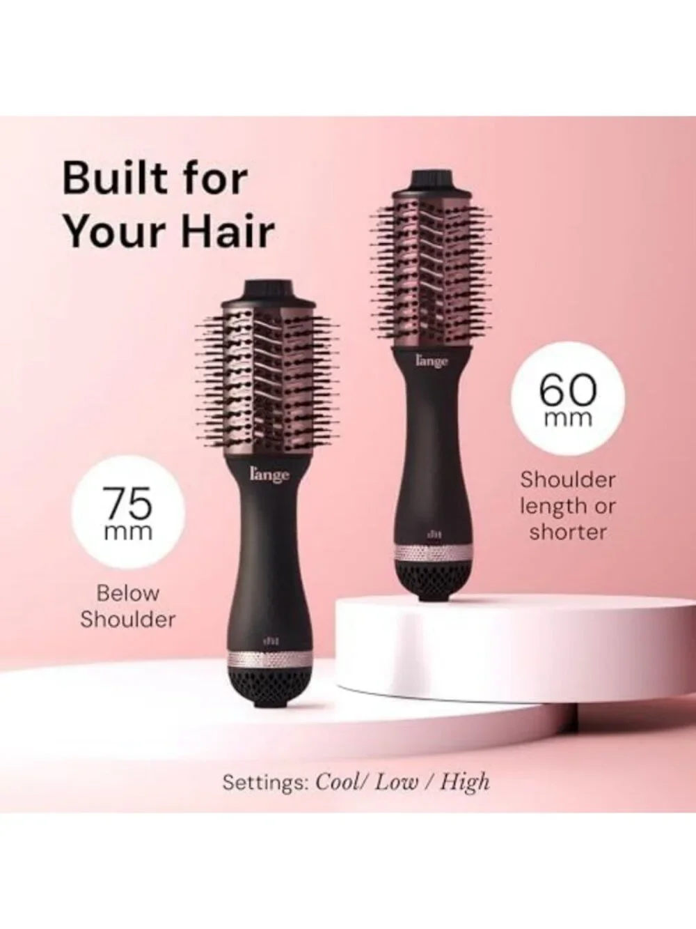 2-in-1 Titanium Blow Dryer Brush | Frizz Control & Volumizing Hot Air Styler